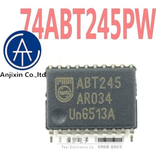 10pcs 100% orginal new real stock Transceiver 74ABT245PW 74ABT245 ABT245 TSSOP-20