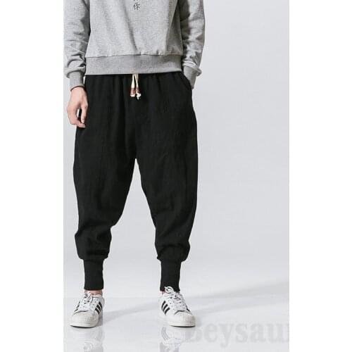 2021 New Men & Women Mens loose harem pants jogger pants Male Trousers Comfortable Men Full Length Pants M-5XL
