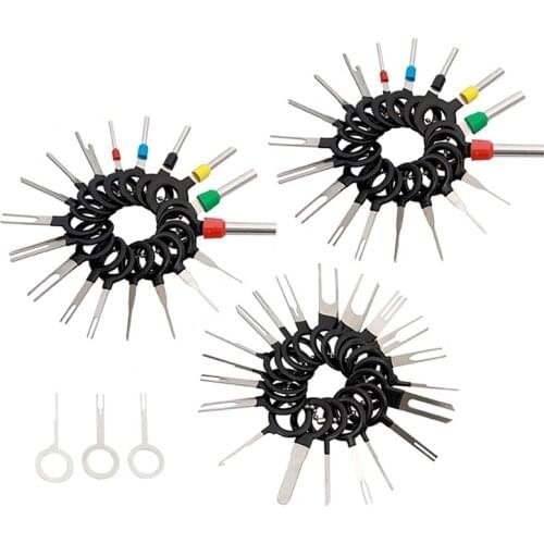 59 Pieces Of Professional Car Terminal Removal Kit Wiring Crimp Connector Pin Puller Terminal Repair Tool