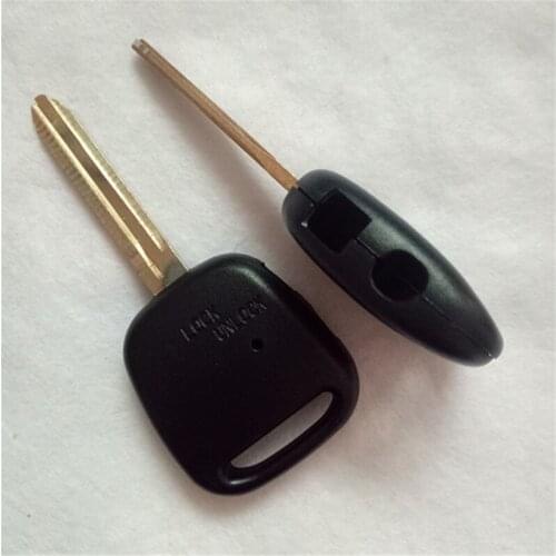 DAKATU Remote Key Shell Case With TOY43 Blade 1/2 Side Button For Toyota Carina Estima Harrier Previa Corolla Celica