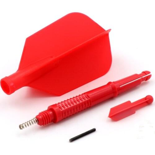 CUESOUL AK6 Dart Shaft with AK4 Red Dart Flight Slim Shape-15mm/18.8mm/24.8mm /29.5mm/33.3mm