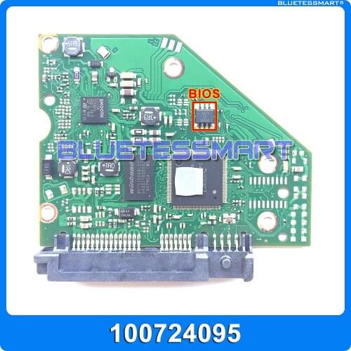 Hard drive parts PCB logic board printed circuit board 100724095 REV A for Seagate 3.5 SATA hdd data recovery repair 1T 2T 3T
