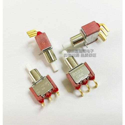 Import CK American button switch 8121SD9AGE button reset switch 3 feet gold plated foot button switch