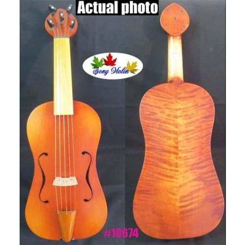 Copy of old instrument,SONG 5 strings 15 3/4 " vielle,medieval Fiddle #10674