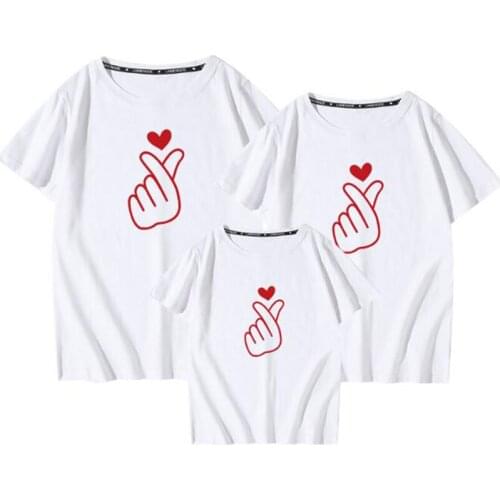 Summer Family Look Family Matching Outfits T-shirt Family Clothes Mother Father Son Daughter Kids Baby Short Sleeve T-shirt
