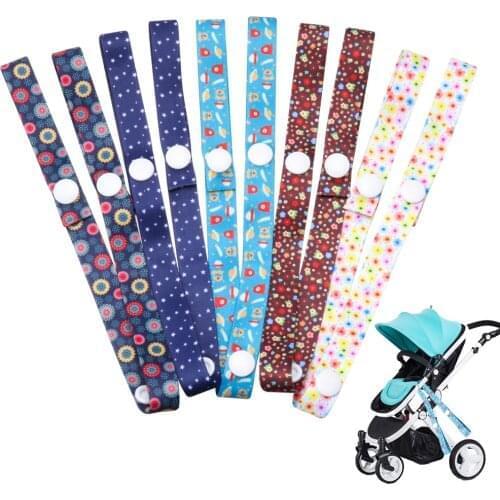 Cartoon Baby Anti-Drop Hanger Belt Holder Toys Stroller Strap Fixed Car Pacifier Chain For Baby Supplies Stroller Accessories