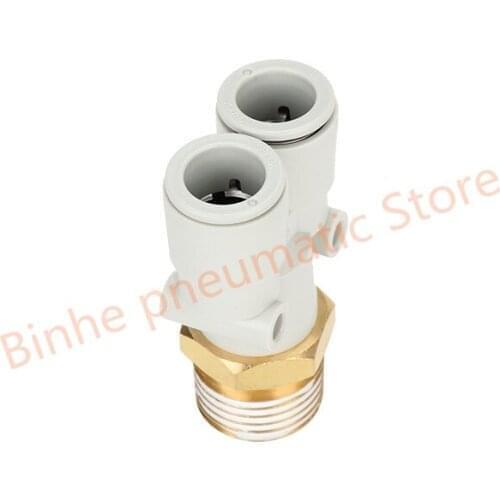 Outer Screw Straight Pipe Quick Insert Joint Pneumatic Components KQ2U04-M5A/M6A/01AS/02AS,KQ2U06-M5A/M6A/01AS/02AS/03AS
