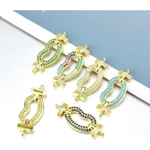 Sexy lip pendant is suitable for DIY jewelry making supplies. Two-hole pendant with micro-pave fashion trend