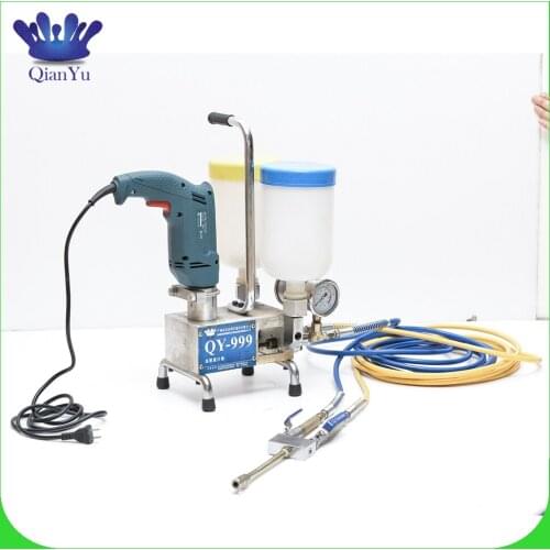 Pu injection grouting machine with injection nozzle