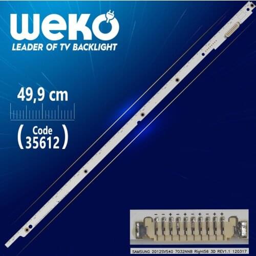 SAMSUNG 2012 SVS40 7032NNB RIGHT56 3D REV1.1 120317 - 49.9 CM 56 LED- (WK-349)