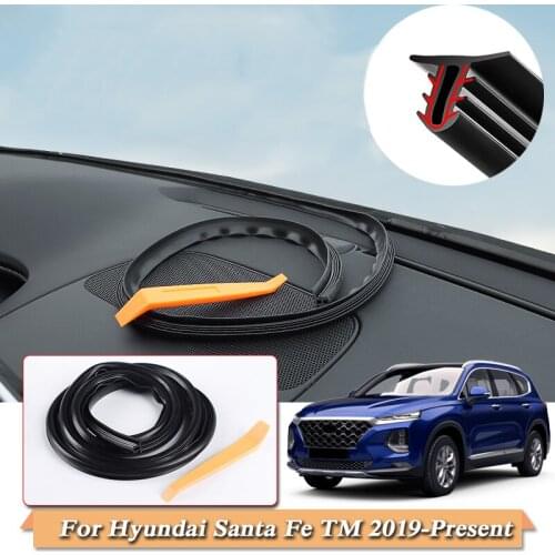 1.6M Car Dashboard Sealing Strip Styling Stickers For Hyundai Santa Fe TM 2019-Present Universal Auto Interior Accessories