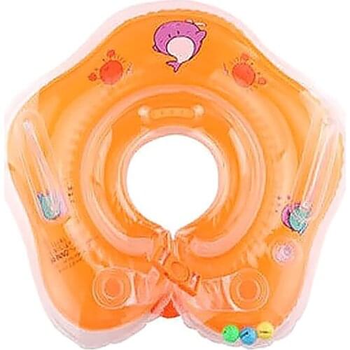 Thicken 0-2 Years Old Baby Swimming Neck Trumpet Childrens Floating Ring Infant Swimming Ring Swimming Pool Accessories