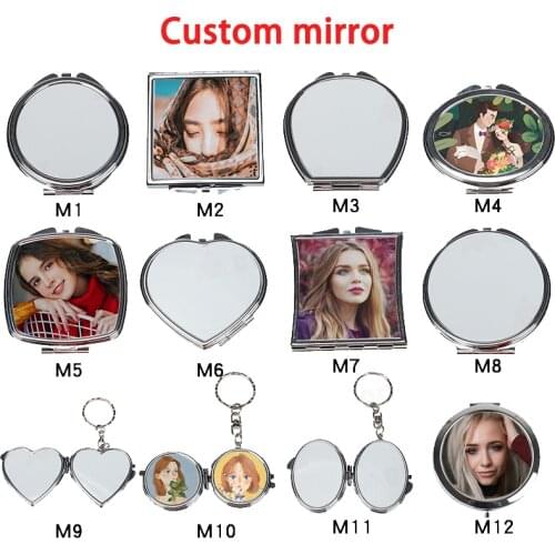 Mirror customize your own design makeup mirror print your name Photo cosmetic mirror