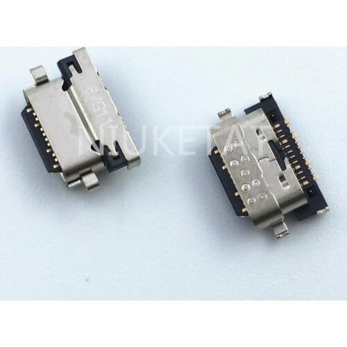 10pcs Micro USB 12Pin Jack Connector socket Data charging port tail plug For Motorola Moto Z3 Play Z3PLAY type C Service parts