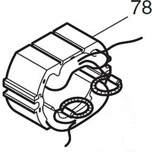 AC220V-230V 525718-7 Stator Field Replace for Makita JR3070CT