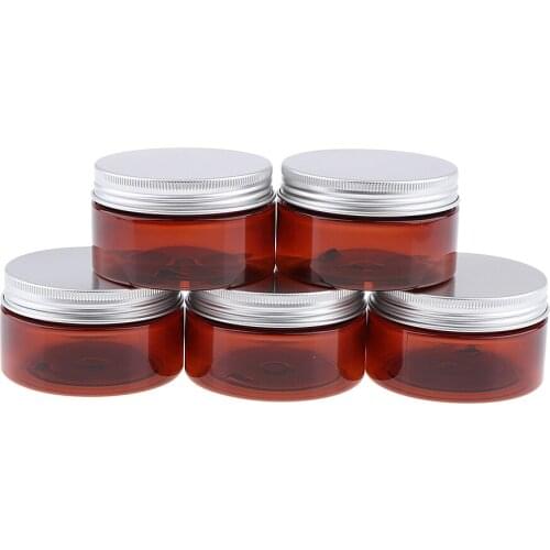 100g Jars Empty Cosmetic Containers Cream Lotion Box Ointments Bottle Makeup Pot Jar Pack - Set of 5