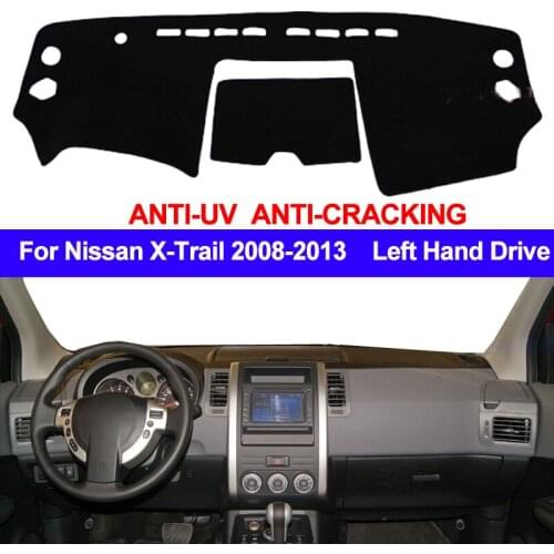 TAIJS Car Dashboard Cover Dash Mat For Nissan X-Trail 2008 2009 2010 2011 2012 2013 Non-slip Pad Carpet Anti-UV Sun Shade