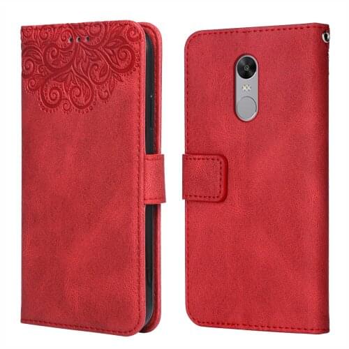 For Xiaomi Redmi Note 4 Flower Embossing Case Coque for Redmi Note 4 Wallet Flip Leather Case for Xiaomi Note4 Redmi Note4 Cover