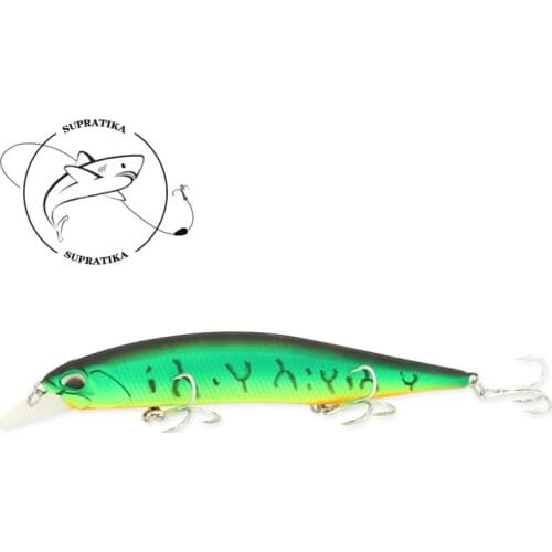 13cm/16.6g Artificial Minnow Floating High Quality Plastic Hard Bait Swimbait Treble Hook Bionic Bait 3D High Simulation Eyes