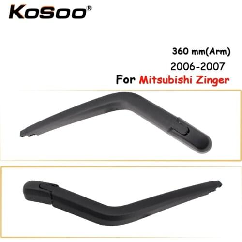 KOSOO Auto Rear Wiper Blade For Mitsubishi Zinger,360mm 2006-2007 Rear Windshield Wiper Blades Arm Car Accessories Styling