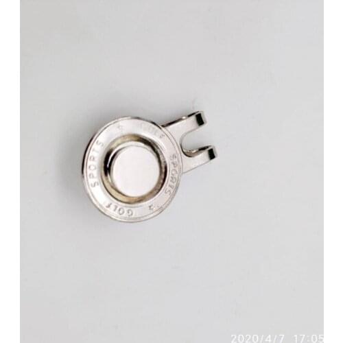 Strong magnet metal golf hat clip