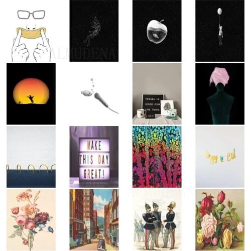 Bead Embroidery Diamond Painting Flower English Phenomenon Cross Stitch Set Painting Home Decoration Square Diamond Round