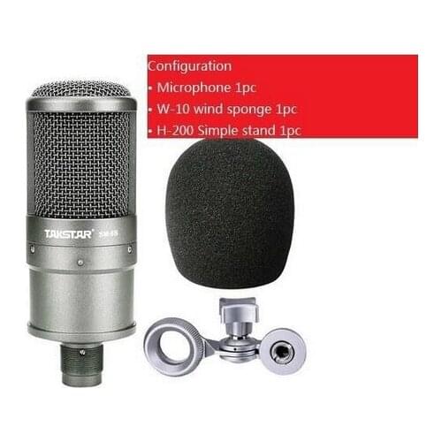 Top Quality Takstar SM-8B Condenser microphone computer microphone recording the song need a sound card