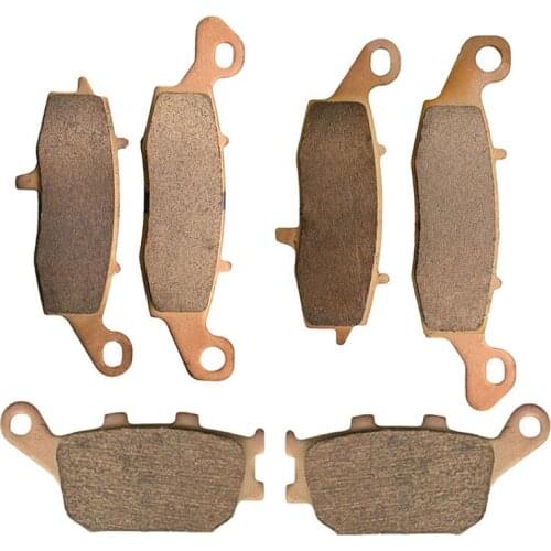 Motorcycle Parts Copper Based Sintered Motor Front & Rear Brake Pads For Suzuki DL650 DL 650 2004-2013 Brake Disk