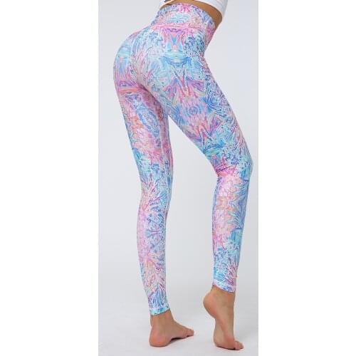 Women Yoga Pants high waisted Print yoga Leggings Body Building Sports Workout Leggings Female Fitness Yoga Tights Gym Leggings