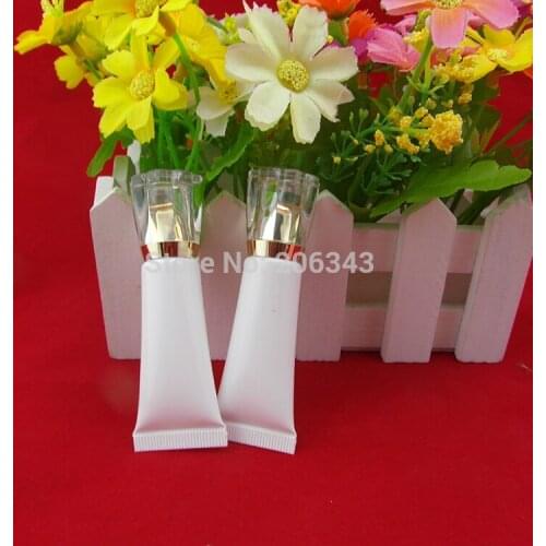 10ml soft or mildy wash or butter or handcream tube with flower lid can used for eye cream container