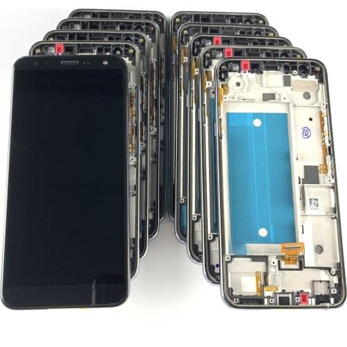 10 PCS With Frame LCD For LG K40 K12+ K12 Plus X4 2019 X420EM X420BMW X420EMW X420HM X420N LCD Display Touch Screen Digitizer