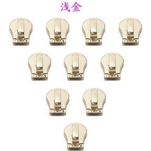 100PCS Fashion Bags DIY Accessories Zipper Zip Slider Head