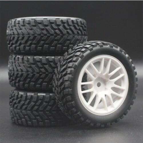 4pcs/lot 1/16 Rally Tire Buggy Off-road Wheels Tires Diameter 75mm Width 26mm for RC Car HSP 94123