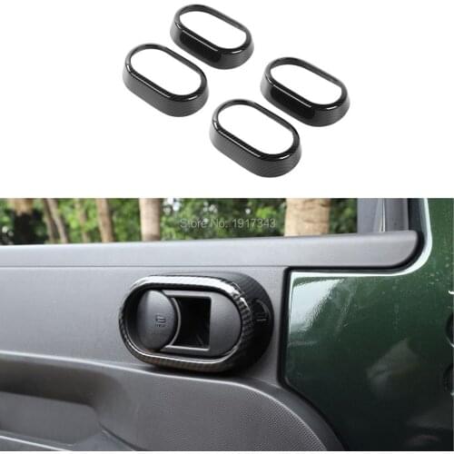 ABS Car Inner Handle Bowl Cover Guard Protect Decor for Jeep Wrangler JK 2007-2010 2-Door 4-Door Car Styling Accessories