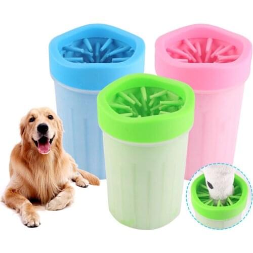Dog Paw Wash Cup Portable silicone foot washer For Pet Pet Foot Washer Puppy Dirty Paw Quickly Wash Foot Cleaning Bucket