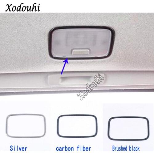 For Hyundai Elantra Avante 2021 2022 Car Styling Stick Stainless Steel Head Back Rear Reading Light Lamp Trim Moulding Panel