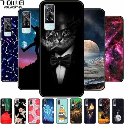 For vivo Y31 Case 2021 6.58'' TPU Soft Silicone Back Cover for vivo Y31 2021 V2036 Phone Cases for VivoY31 Y 31 Protective Capas