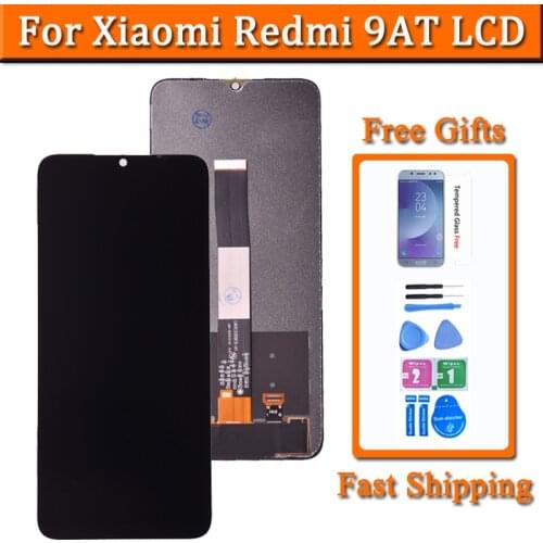 6.53 inches Screen For Xiaomi Redmi 9AT Lcd M2006 M2006C3LVG Display Touch Digital Sensor Panel Assembly Replacement Phone Part