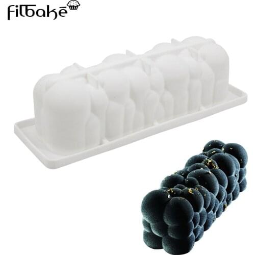 FILBAKE Cloud Silicone Cake Mold Pan For Baking Dessert DIY Chocolate Sponge Tools Bubble Shape Mousse Ice Decorating Moulds