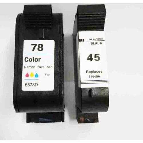 Einkshop For HP 45 78 45a ink Cartridge For HP45 78 Deskjet 1220c 3820 3822 6122 6127 930c 932c 940c 950c Printer