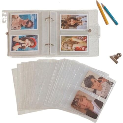 Polaroid Album Inner Page Refill Korea Transparent Loose-Leaf 3-Inch Photo Star Card Storage Bag