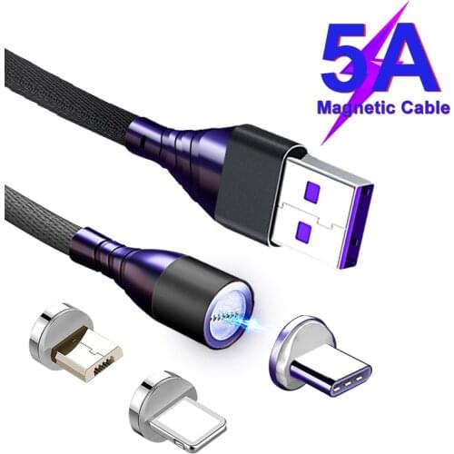Magnetic Cable Fast Charging Micro usb cable Type c Magnet Charger usb c Microusb Wire For iphone 12 11 pro xs max Xr x 7 8