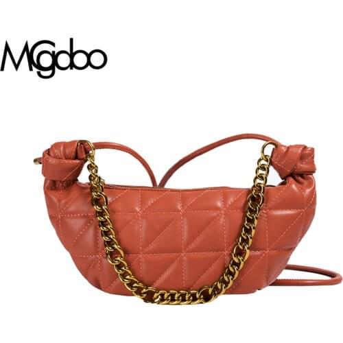 Mgcdoo Fashion Design Shoulder Bags For Women Unique Half-Moon Mini Bags 2021 Dumpling Messenger Bags Simple Totes