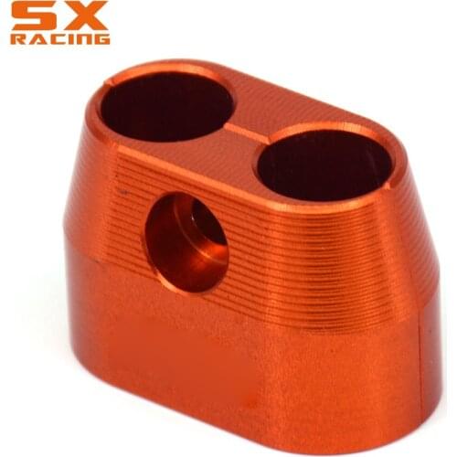 Motorcycle CNC Orange Brake Line Hose Clamp Holder For KTM XCF EXCF EXCR XCFW XCW EXC SXF SMR SX XC SXC SMC MXC 250-660