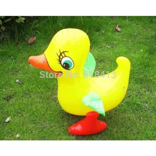 Inflatable animal Inflatables Pvc Toy 2-4 Years Animals Big Flying Ducks Toys For Children Inflatable Large Duck Stand Rhubarb