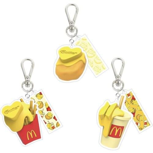 Hot Sale K-POP Bangtan Boys Keychain New Album Butter Keychain Pendant Album New Peripheral Custom Wholesale Fans Gifts