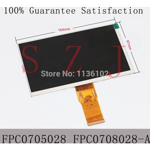 New 7 inch for Teclast G17S tablet /FPC0705028 FPC0708028-A LCD Screen Digitizer Replacement
