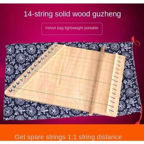 Solid Wood Guzheng Finger Muscle Trainer Finger Practice Mini Guzheng Climbing Fingerboard