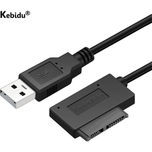 13 Pin SATA Adapter SATA to USB 2.0 Converter Slimline Sata USB Adapter Drive Cable For PC 6P 7P CD DVD Rom Laptop Notebook