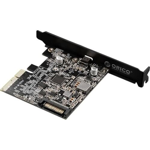 ORICO Type C PCI-Express to USB 3.2 20Gbps PCI-E Express Expansion Card Adapter with ASM3242 Chipset for Laptop